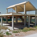 Estructura de chalet. Obra inacabada